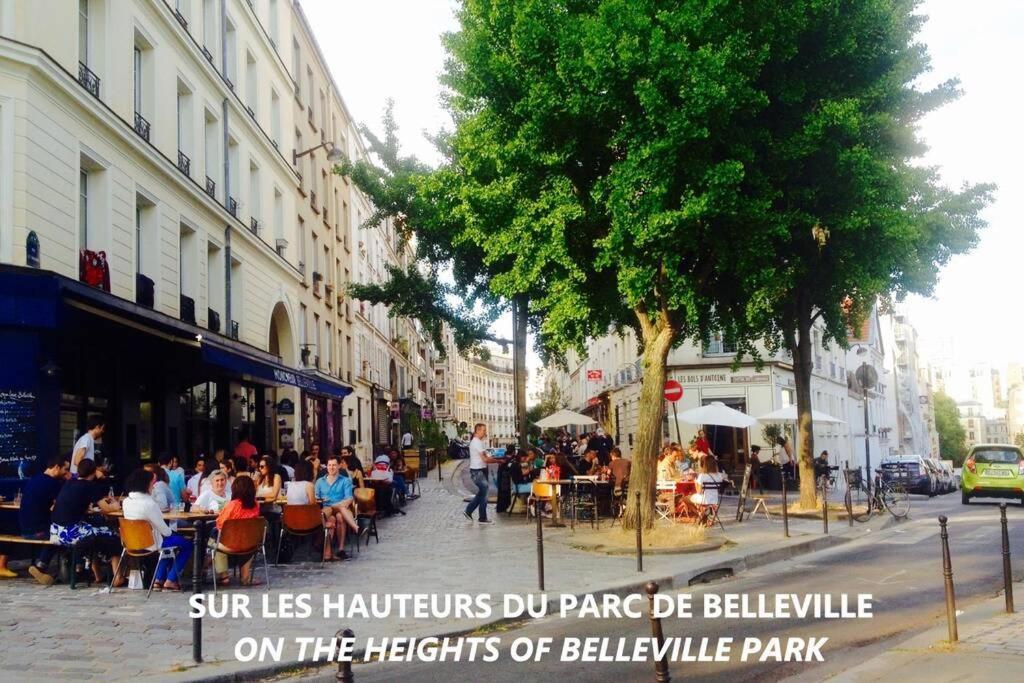 Small Arty Studio Menilmontant Paris Exterior photo